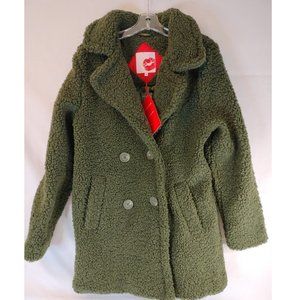 Hot Kiss Faux Fur Cool Winter Outerwear Fleece Jacket Shaggy Size M
